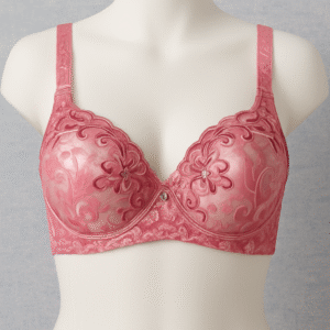 SILKSECRET FLORAL PINK BRA