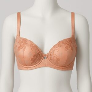 SILKSECRET FLORAL SKIN BRA