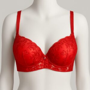 SILKSECRET SCARLETT RED BRA