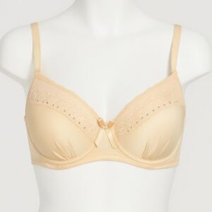 SILKSECRET PEACH LACE PADDED BRA