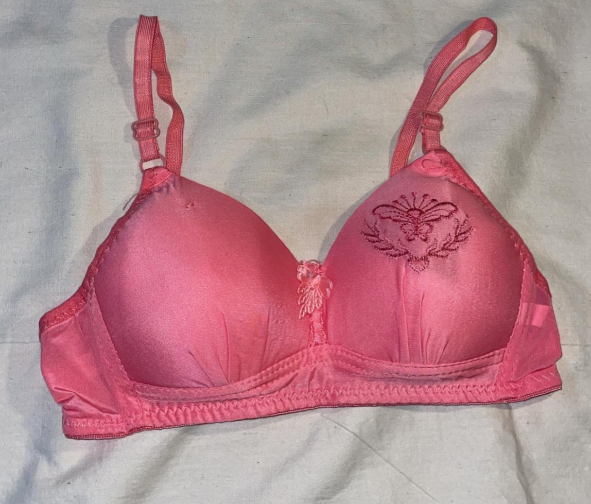 SILKSECRET PINK EMBLEM PADDED BRA - Image 2